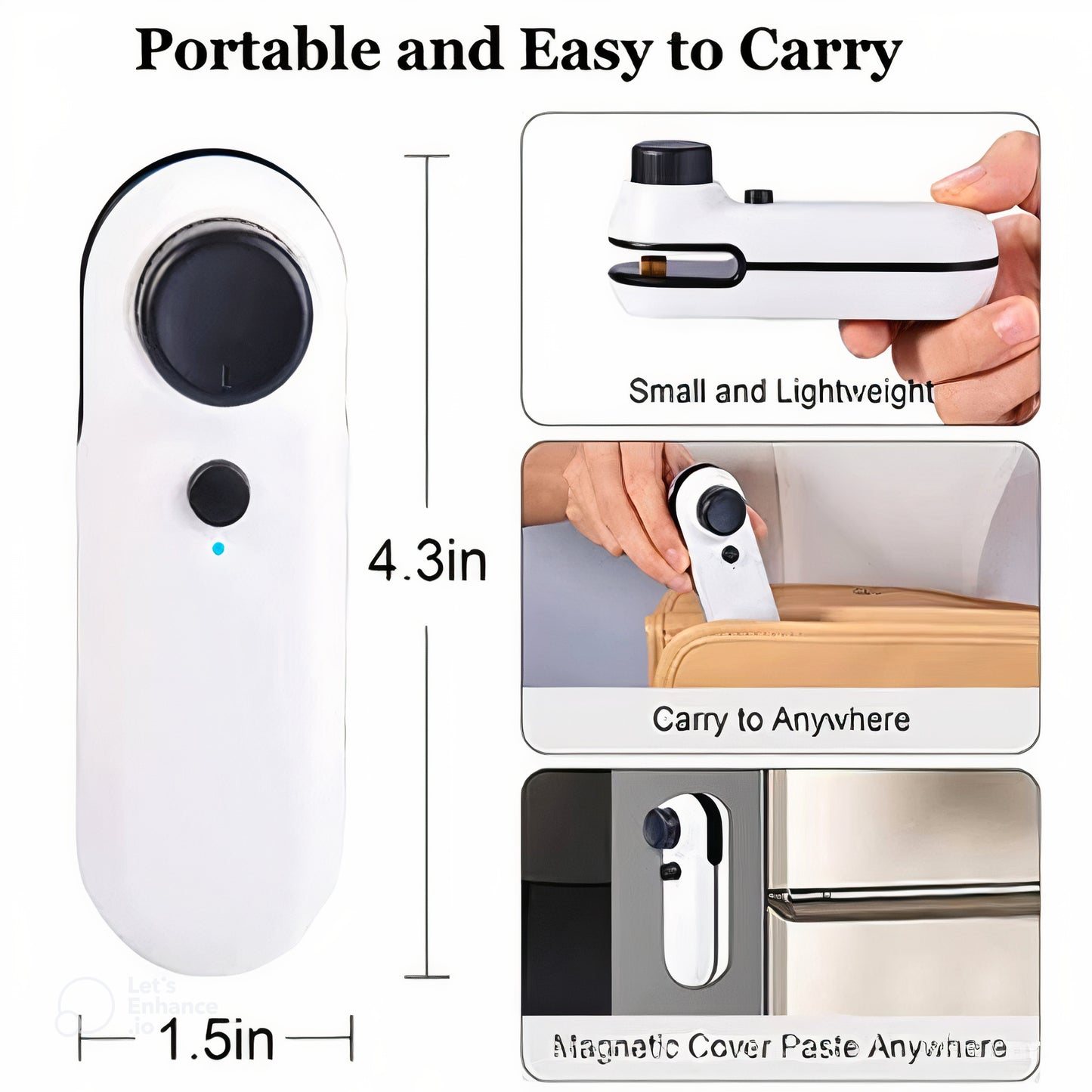 2-in-1 USB Mini Bag Sealer for Food and Snacks