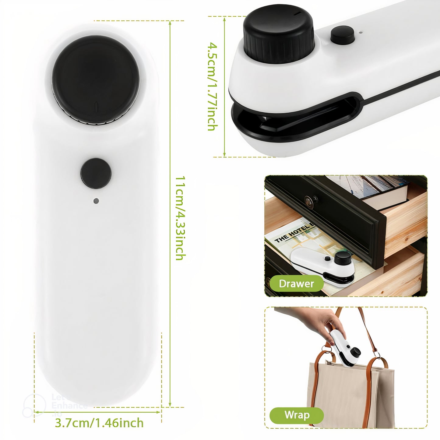 2-in-1 USB Mini Bag Sealer for Food and Snacks